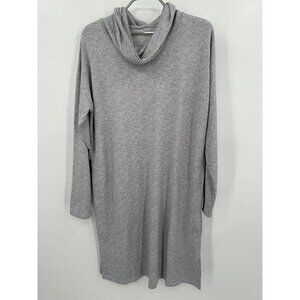 Softies Heavy Dream Jersey Cowl Neck Lounger size S in Gray Night Gown NWOT
